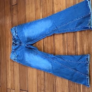 Flare bottom jeans